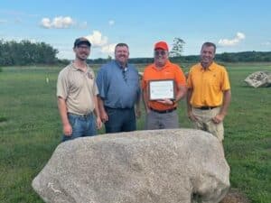 Jerry Ludwig of Redwood County Pheasants Forever Receives Award from DNR 2024