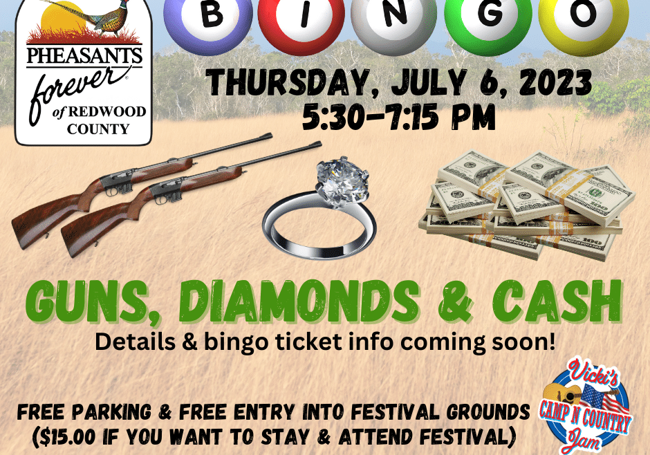 Pheasants Forever & VCCJAM Bingo